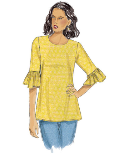 Oberteil-Schnittmuster - Butterick 6456