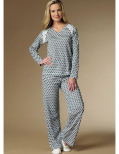 Bademantel, Oberteil, Nachthemd und Hose Schnittmuster - Butterick 6428