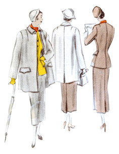 Schneider- und Mantelmuster - Vogue 1932