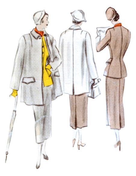 Schneider- und Mantelmuster - Vogue 1932