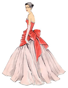 Kleid- und Mieder-Schnittmuster - Vogue 1931