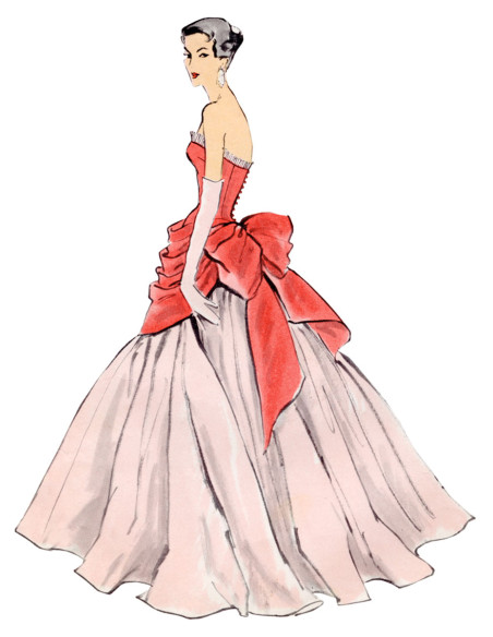 Kleid- und Mieder-Schnittmuster - Vogue 1931