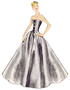 Kleid- und Mieder-Schnittmuster - Vogue 1931 2