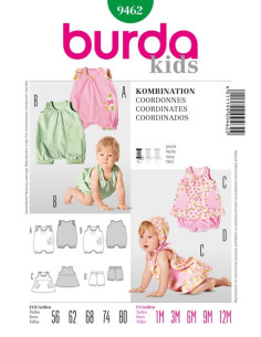 Koordinatenmuster - Burda 9462