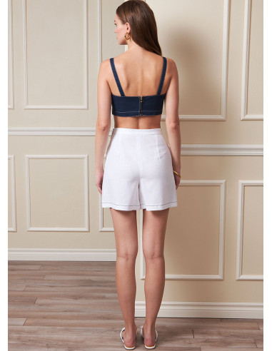 Oberteil-, Shorts- und Rockmuster - Vogue 1893