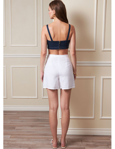 Oberteil-, Shorts- und Rockmuster - Vogue 1893