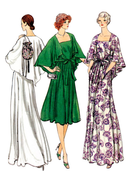 Abendkleid-Schnittmuster - Vogue 1947