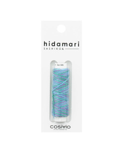 Mehrfarbiger Sashiko-Faden Hidamari Lecien Cosmo 30 m