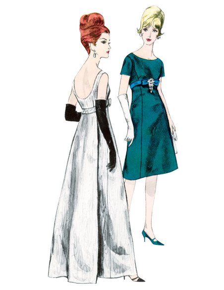 Vintage-Kleidmuster - Vogue 1965