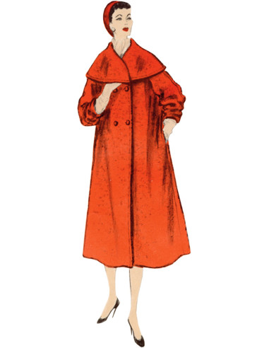 Mantelschnittmuster - Vogue 1977