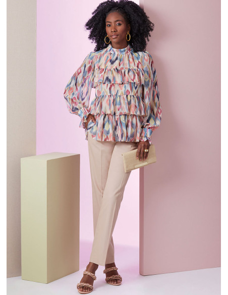 Oberteil-Schnittmuster - Vogue 2011
