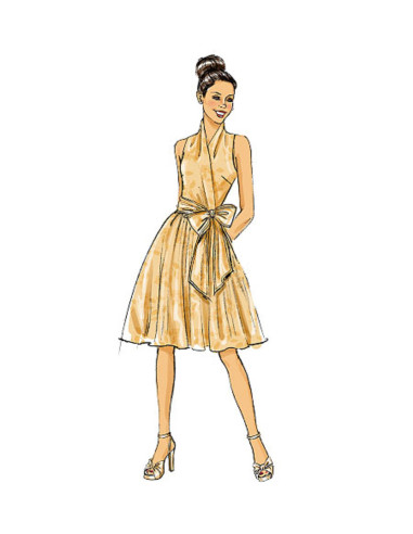Vintage-Kleid Schnittmuster - Butterick 5850