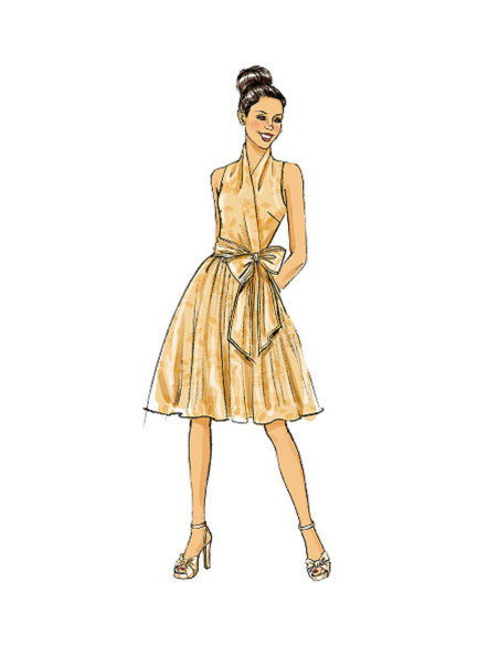 Vintage-Kleid Schnittmuster - Butterick 5850
