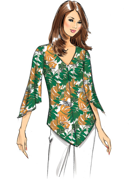 Oberteil-Schnittmuster - Butterick 6663