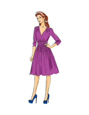 Vintage-Kleid Schnittmuster - Butterick 5850