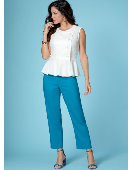 Oberteil, Kleid, Rock und Hose Schnittmuster - Butterick 6670