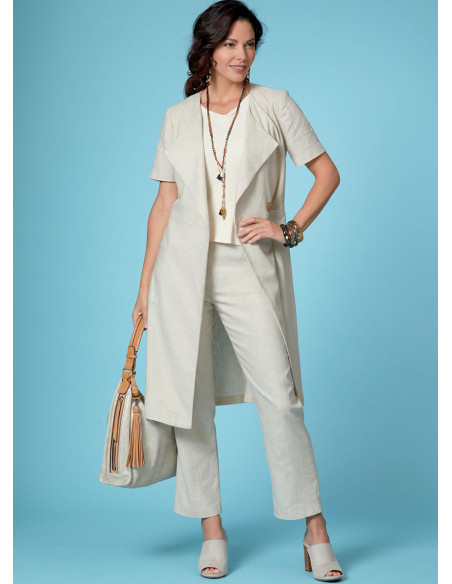 Oberteil, Kleid, Rock und Hose Schnittmuster - Butterick 6670