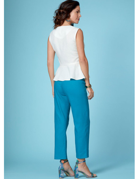 Oberteil, Kleid, Rock und Hose Schnittmuster - Butterick 6670
