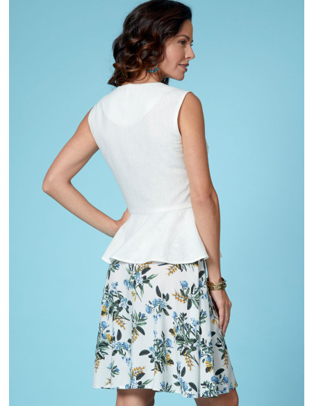 Oberteil, Kleid, Rock und Hose Schnittmuster - Butterick 6670