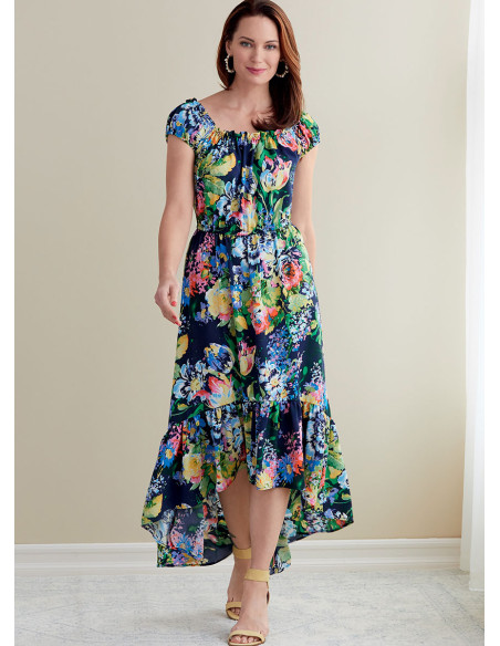 Kleid- und Gürtelmuster - Butterick 6757