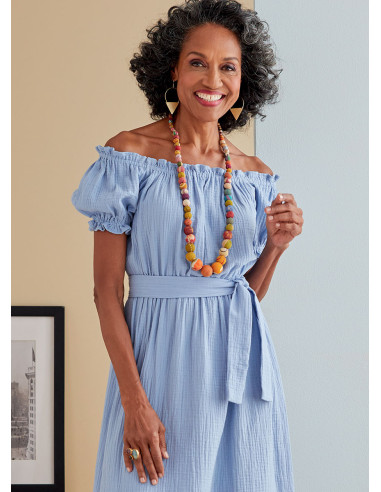 Kleid- und Gürtelmuster - Butterick 6757
