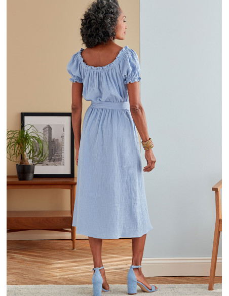 Kleid- und Gürtelmuster - Butterick 6757