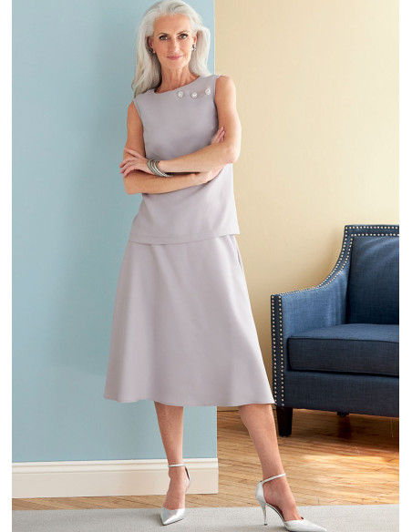Jackenmuster, Kleid, Oberteil, Rock und Hose - Butterick 6796