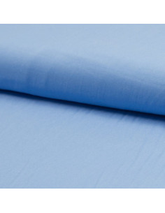 Viskose-Popeline-Stoff - Blau