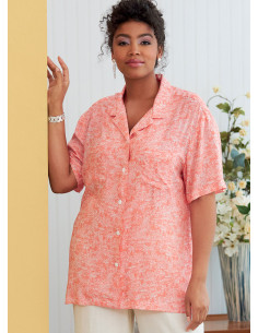 Hemd-Schnittmuster - Butterick 6846
