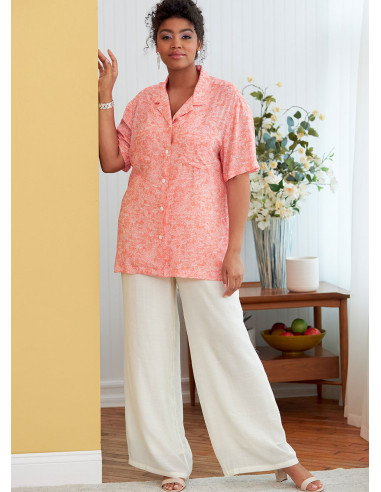 Hemd-Schnittmuster - Butterick 6846