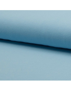 Leichter, dehnbarer Crêpestoff - Blau