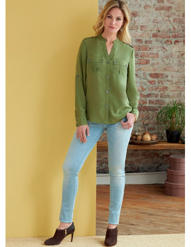 Oberteil- und Tunika-Schnittmuster - Butterick 6856