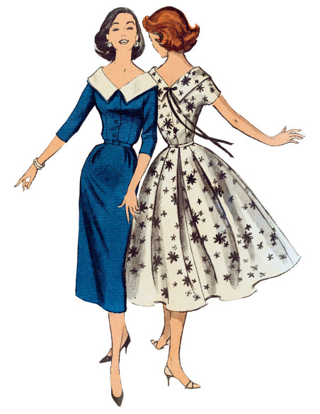 Kleid- und Gürtelmuster - Butterick 6870