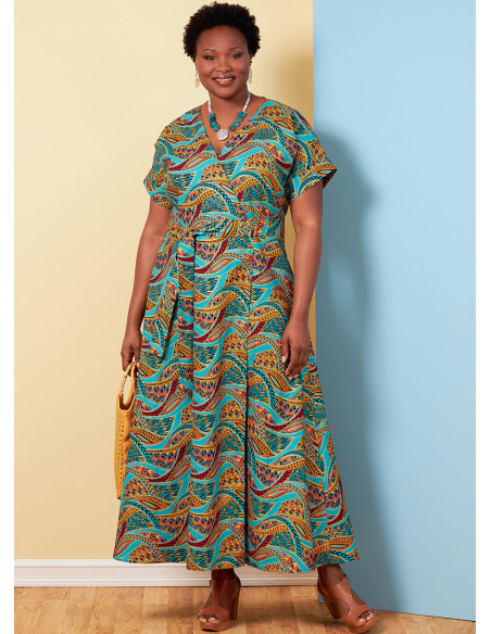 Kleid- und Gürtelmuster - Butterick 6873