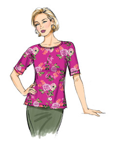Oberteil-Schnittmuster - Butterick 6874 2