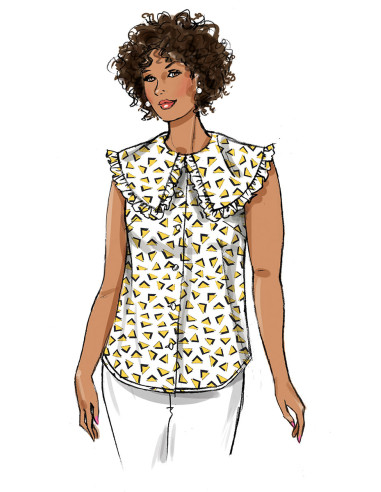 Oberteil-Schnittmuster - Butterick 6896