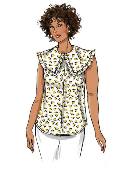 Oberteil-Schnittmuster - Butterick 6896