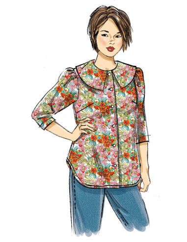 Oberteil-Schnittmuster - Butterick 6896