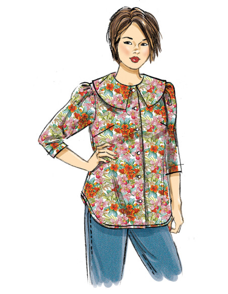 Oberteil-Schnittmuster - Butterick 6896