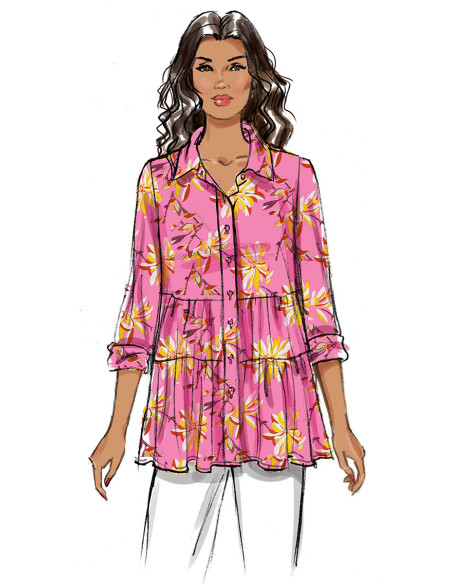 Oberteil-Schnittmuster - Butterick 6897