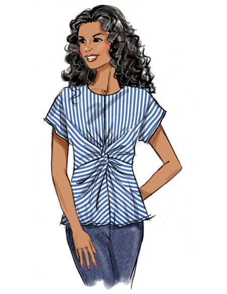 Oberteil-Schnittmuster - Butterick 6899