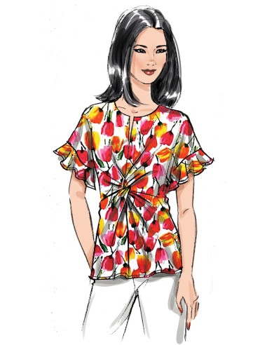 Oberteil-Schnittmuster - Butterick 6899