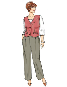 Weste, Hose und Shorts Schnittmuster - Butterick 6902 2