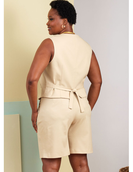 Patron de gilet, pantalon et short - Butterick 6902