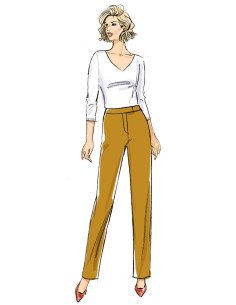 Hosenmuster mit Gürtel - Butterick 6910 2