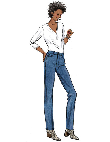 Jeans-Schnittmuster - Butterick 6911