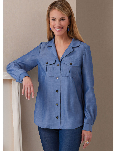 Hemd-Schnittmuster - Butterick 6924