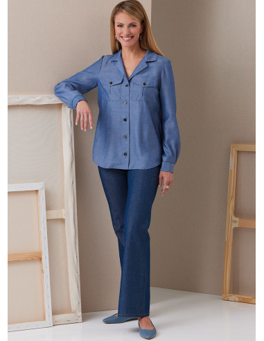 Hemd-Schnittmuster - Butterick 6924