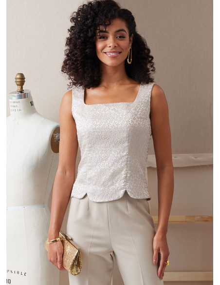 Oberteil-Schnittmuster - Butterick 6925