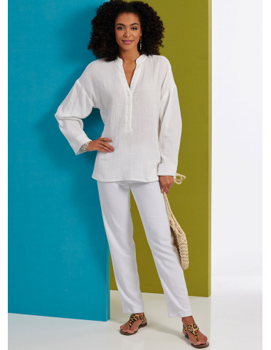 Oberteil- und Tunika-Schnittmuster - Butterick 6929
